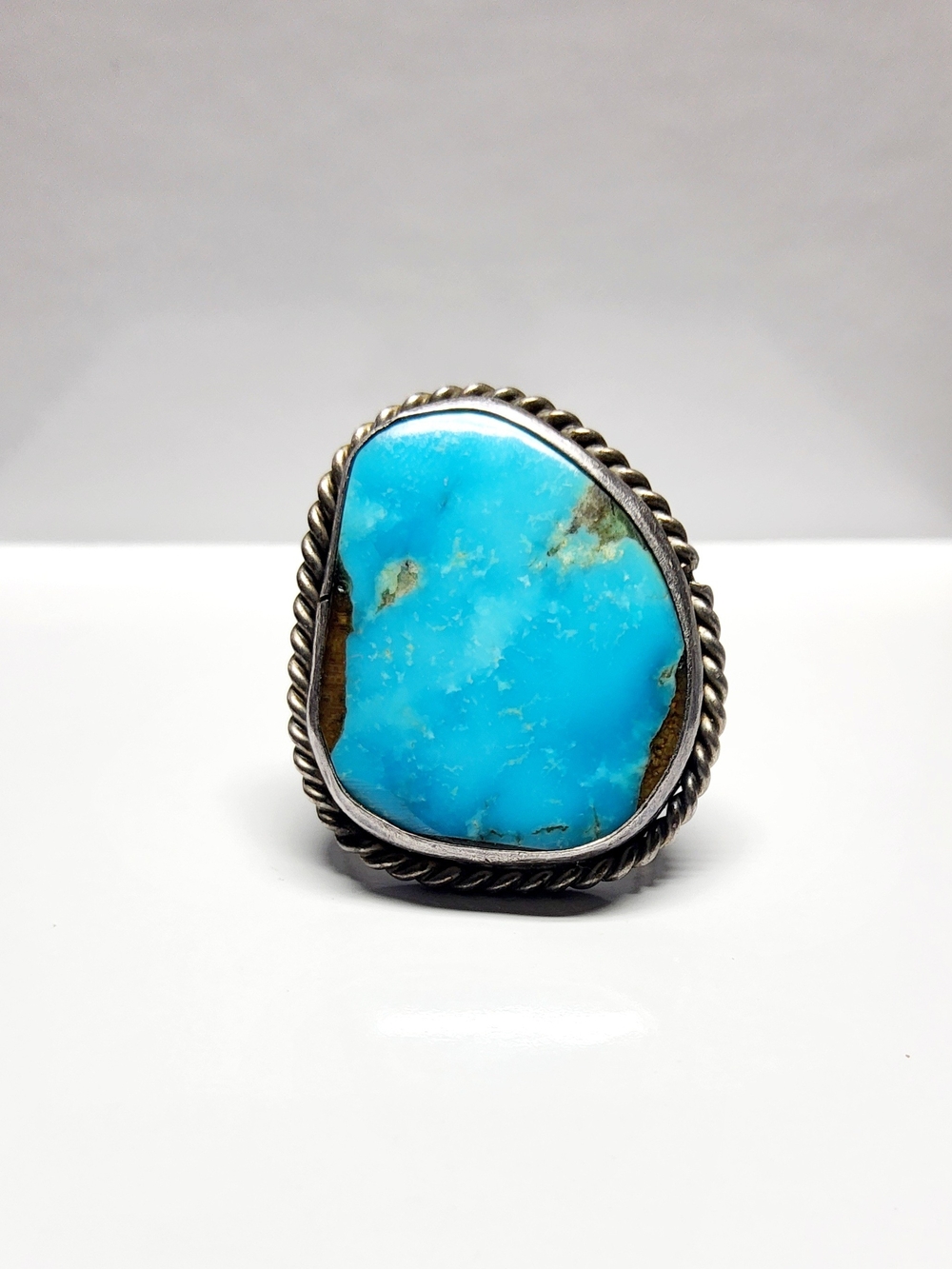 Sterling Silver 925 Turquoise Stone Statement Ring